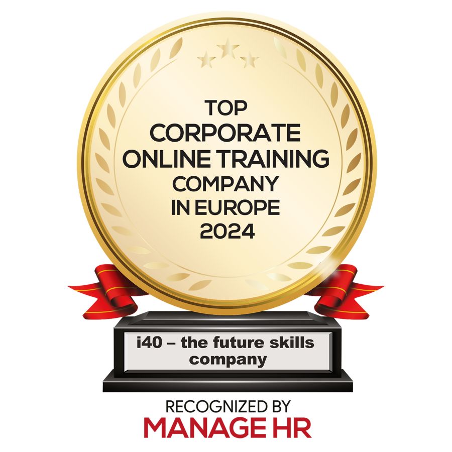 i40 - the future skills zur "Top 10 Corporate Online Learning Company in Europe 2024" ernannt (© )