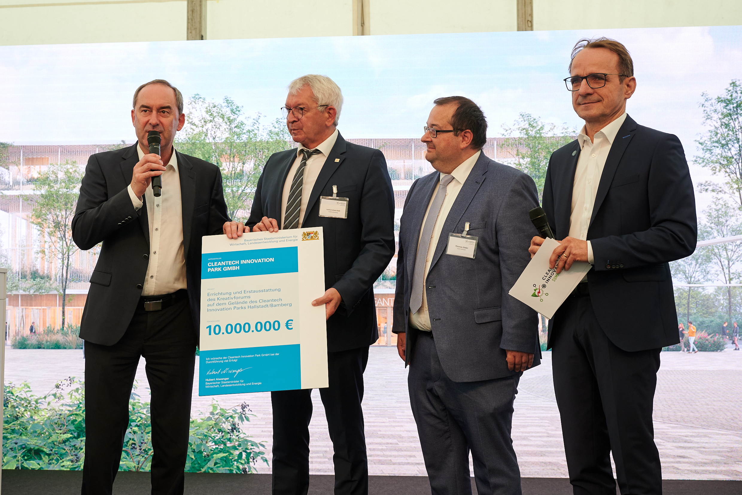 Förderung für Kreativforum im Cleantech Innovation Park