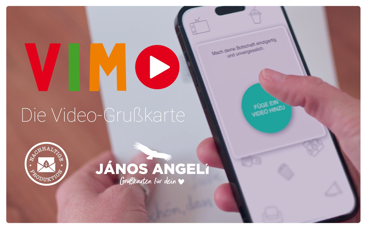 VIMO: Die Video-Grußkarte (Die Bildrechte liegen bei dem Verfasser der Mitteilung.)