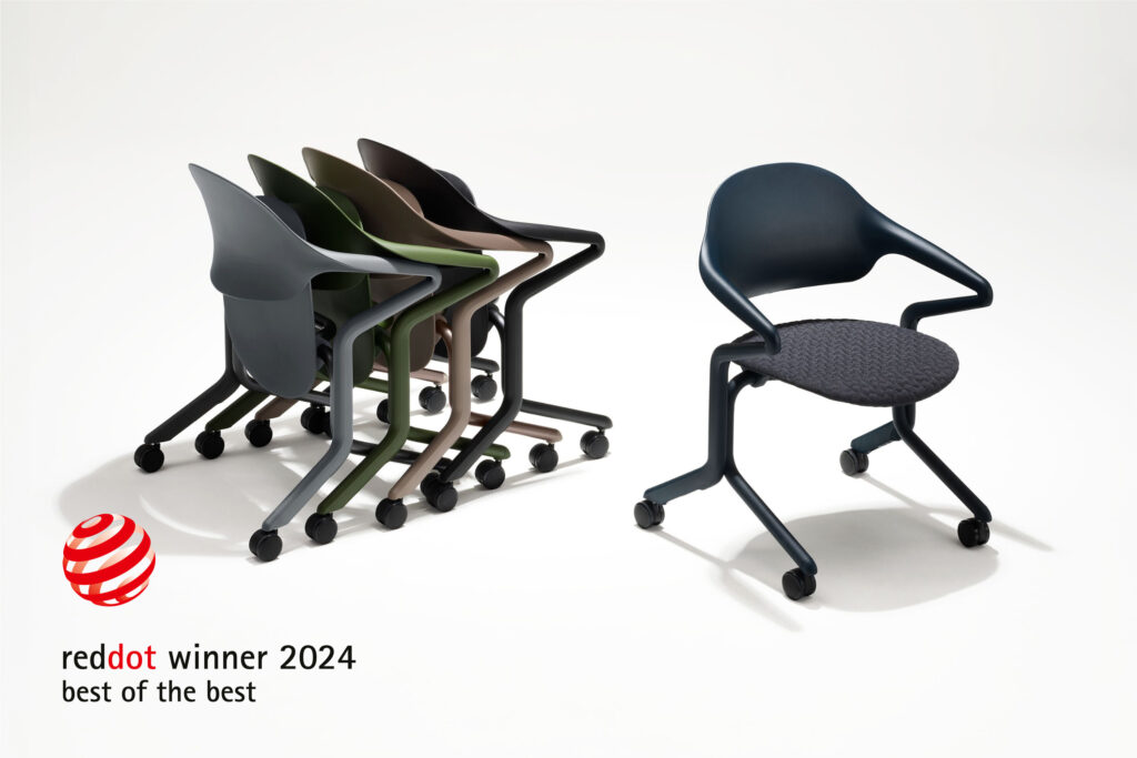 Fuld Nesting Chair von Herman Miller / Stefan Diez – reddot winner 2024 – ›best of the best‹ (Bildquelle: @ Herman Miller)