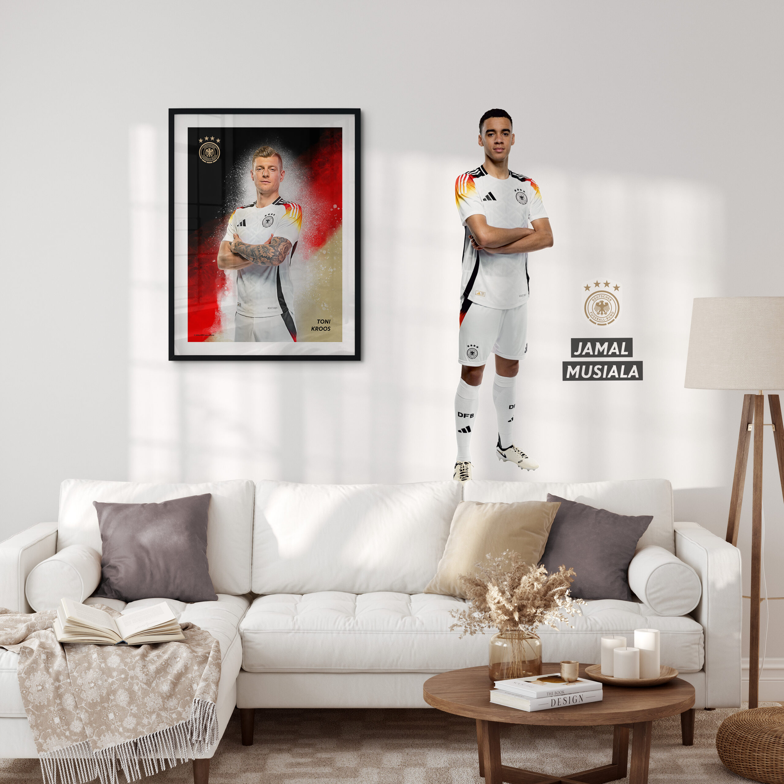 Fußball-EM in Deutschland – Die DFB-Stars für die eigenen vier Wände vom offiziellen Lizenzpartner Wall-Art