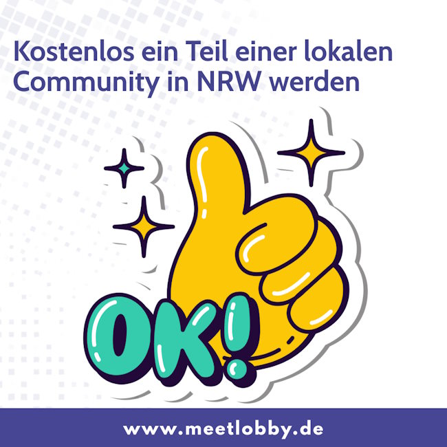 MeetLobby: Kostenlos ein Teil einer lokalen Community in NRW werden