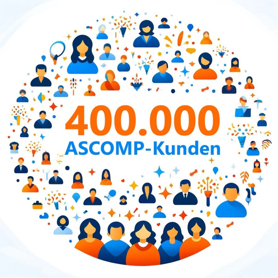 400.000 ASCOMP-Kunden