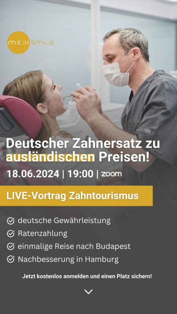 MEDISMILE: Erstmals Zahnersatz mit deutscher Gewährleistung zu ungarischen Preisen