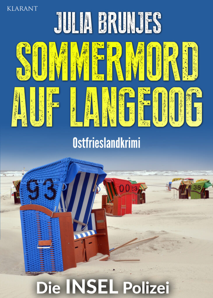 Ostfrieslandkrimi "Sommermord auf Langeoog" von Julia Brunjes (Klarant Verlag