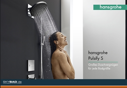 hansgrohe Pulsify S Duschsysteme (Die Bildrechte liegen bei dem Verfasser der Mitteilung.)