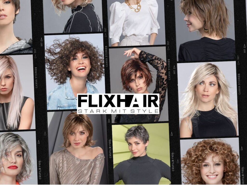 Flixhair Perücken Online Shop (© Flixhair.com by PARETO Digital GmbH & Co. KG)