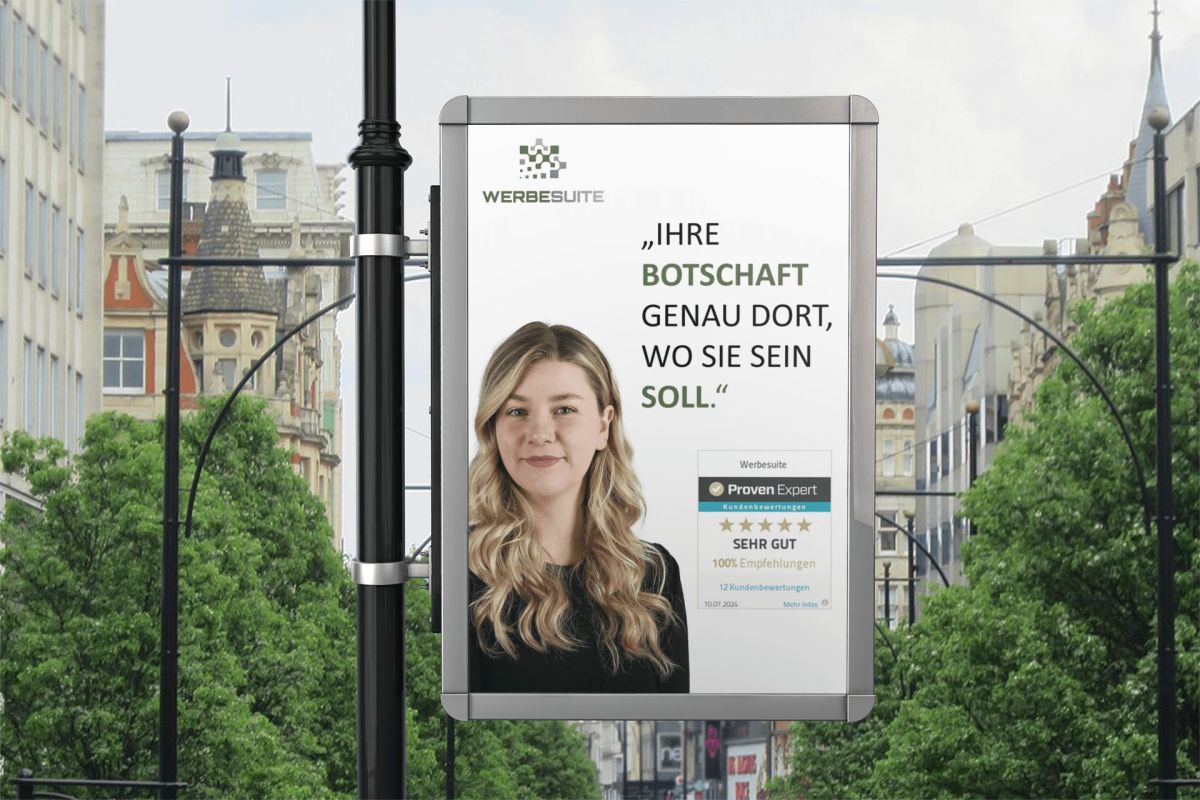 Werbesuite.de ist der innovative Online-Marktplatz für Werbeflächen ohne Zwischenhändler (© WERBESUITE)