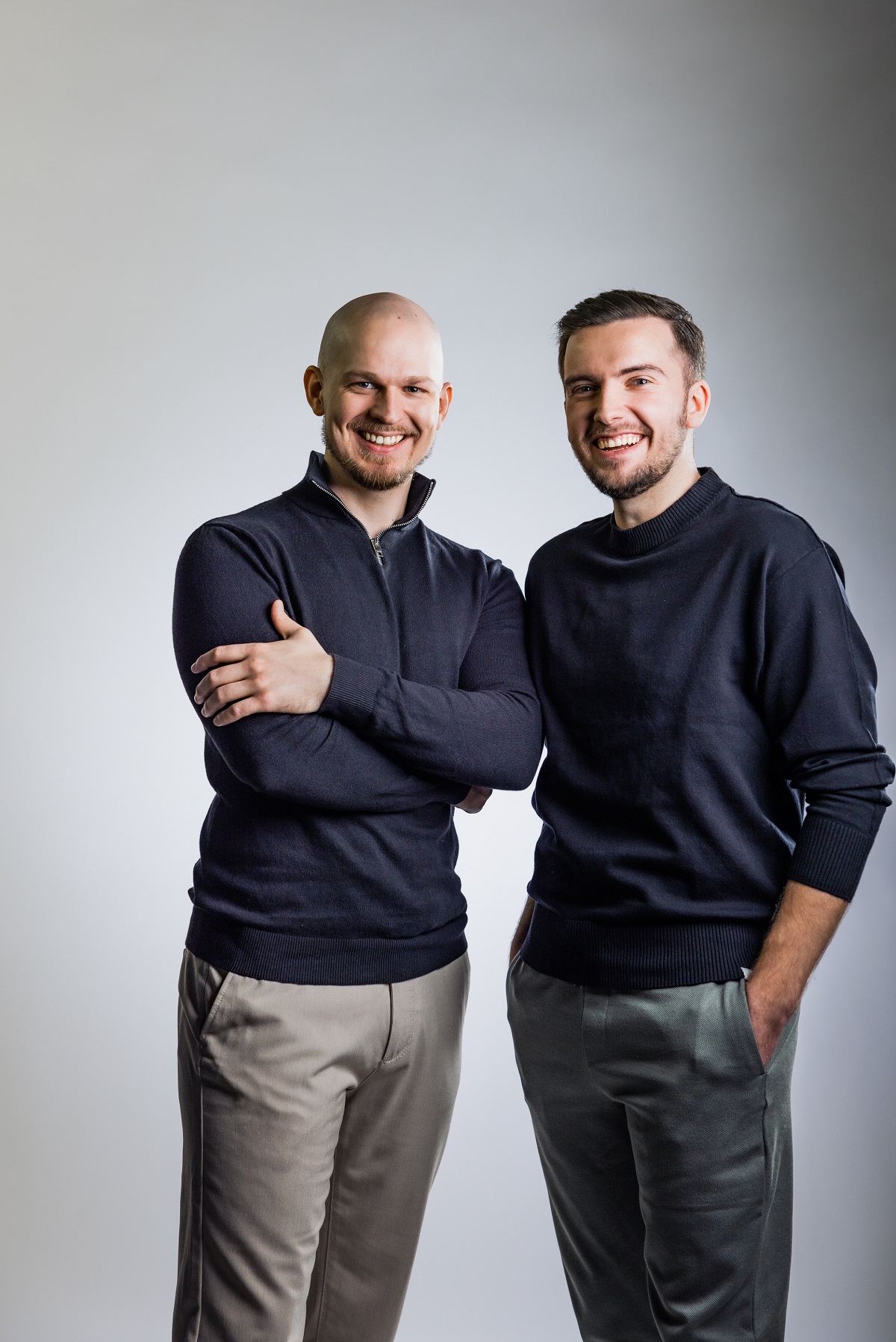 Christian Zerebcov (l.) und Marius Polinski betreiben in Wallenhorst bei Osnabrück die Video-Marketing-Agentur trent.