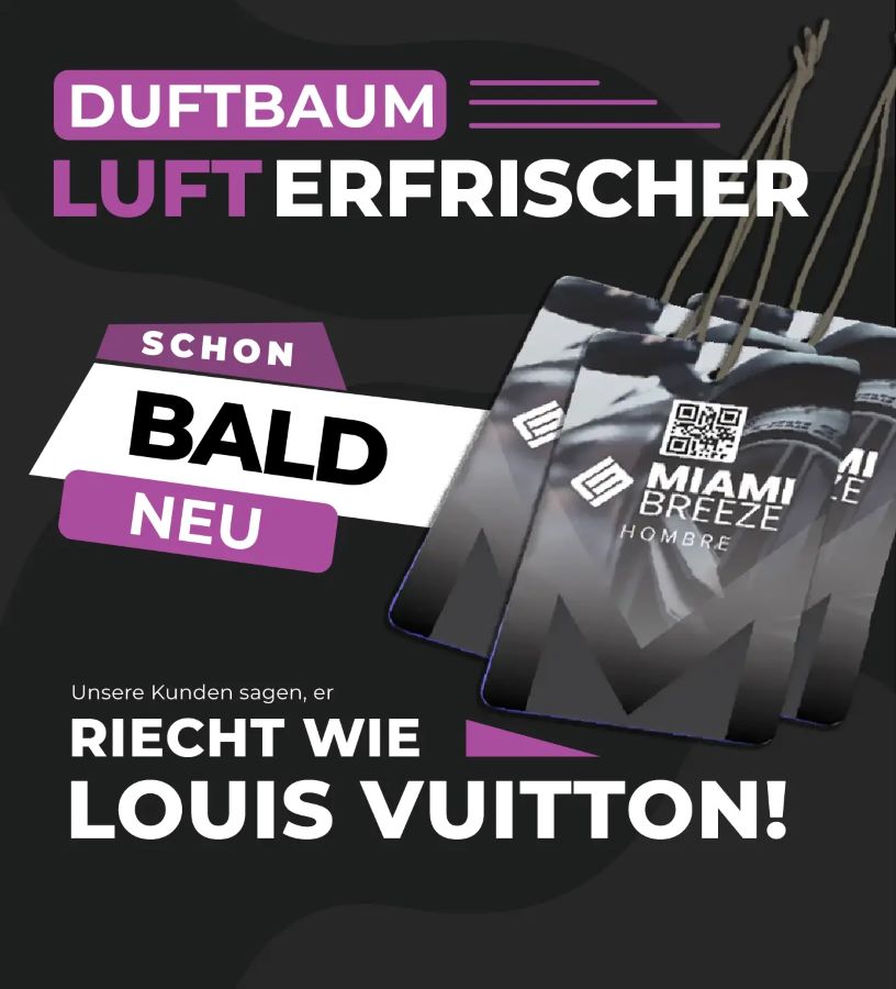 HOMBRE Autoduftkarte inspiriert durch LOUIS VUITTON (Die Bildrechte liegen bei dem Verfasser der Mitteilung.)