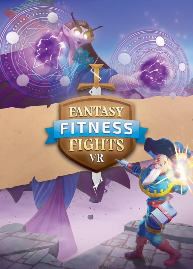 Exergame / Fitnessgame "Fantasy Fitness Fights VR" (© Nuromedia)