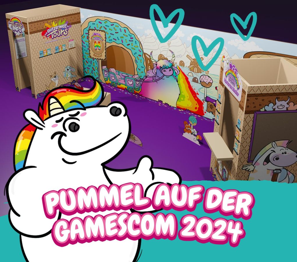 Pummeleinhorn auf der gamescom 2024 (© Pummeleinhorn GmbH)