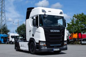 JUNA Scania Elektro-Lkw (© JUNA Technologies GmbH)