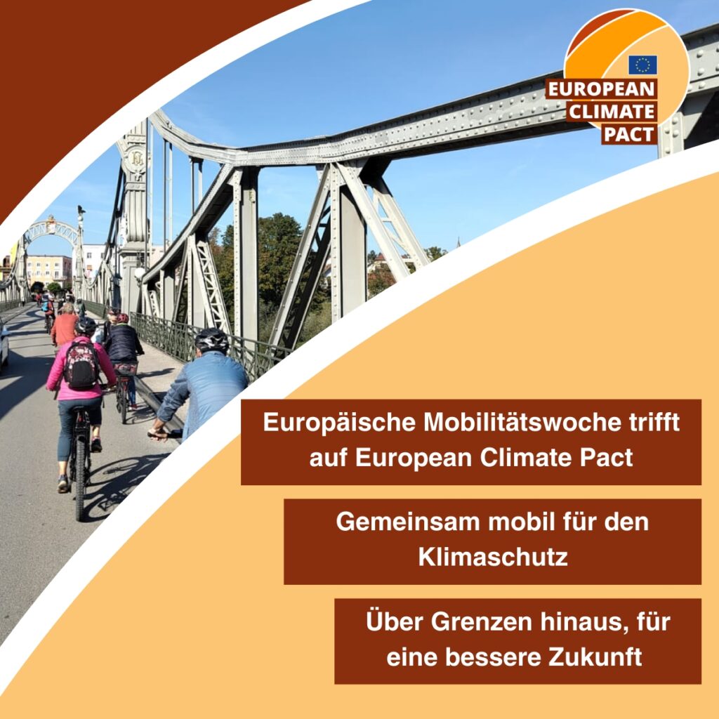 Europäische Mobilitätswoche trifft auf Klimapakt (Die Bildrechte liegen bei dem Verfasser der Mitteilung.)