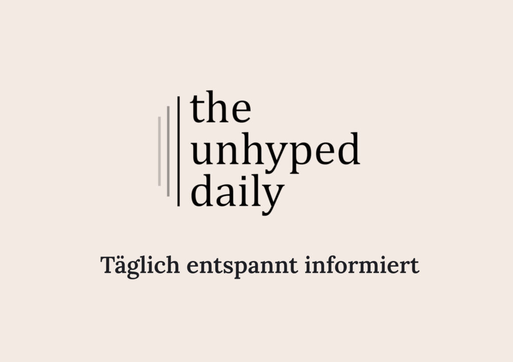 Mit einem innovativen Newsletter bringt "the unhyped daily" den Minimalismus in die Nachrichtenwelt. (Die Bildrechte liegen bei dem Verfasser der Mitteilung.)