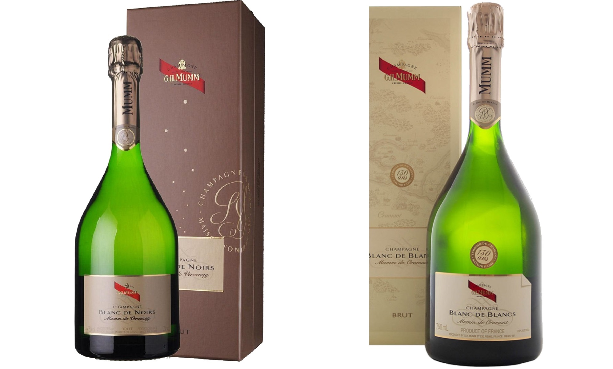 Die heimlichen Raritäten der Champagne: G.H. Mumm Blanc de Blancs de Cramant und Blanc de Noirs de Verzenay