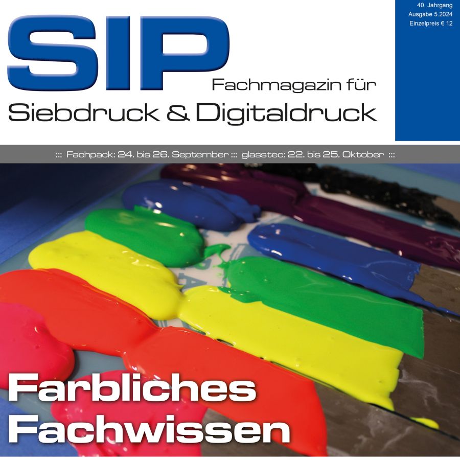 Die neue Ausgabe des Fachmagazins SIP ist heute erschienen. (© Print Equipment)