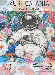 Abbildung: Yuri Catania: The astronaut falling in flowers