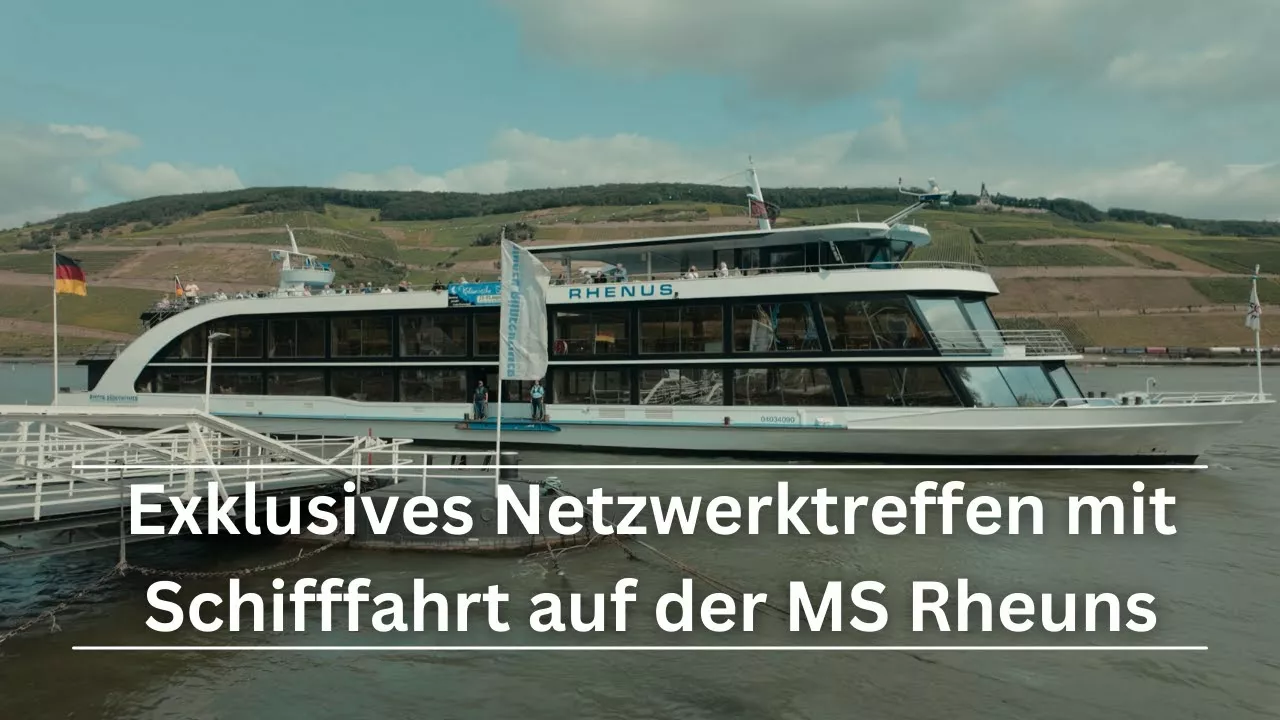 B2B-Netzwerktreffen auf der MS Rhenus in Bingen