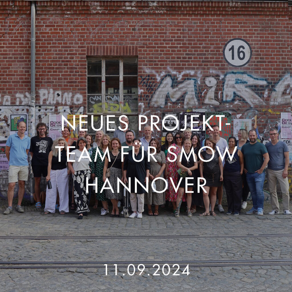 Das neue Projektteam Hannover beim Antrittsbesuch gemeinsam mit smow Hamburg am Standort des smow Onlineshops in Leipzig