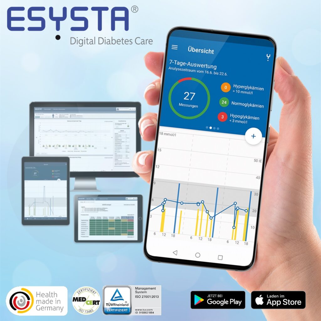 EMPERRA GmbH E-Health Technologies - ESYSTA Digital Diabetes Care (Die Bildrechte liegen bei dem Verfasser der Mitteilung.)